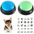 Voice Recording Button, Dog Buttons for Communication Pet Training Buzzer, 30 Second Record & Playback, Funny Gift for Study Office Home, Talking Buttons for Dogs (2 Packs)
