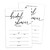 Set of 25 Bridal Shower Minimalist Invitations with Envelopes, Modern Invites for Bridal Shower, Wedding Party Invitations, Fill in Style Invites Cards -005