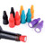 SZUAH Wine Bottle Stopper (Set of 10), Silicone Reusable Wine and Beverage Bottle Stopper with Grip Top, Assorted Color.(Red, Blue, Orange, Purple, Black)