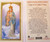 PRAYER TO OUR LADY OF VICTORY. Laminated 2-Sided Holy Card (3 Cards per Order)