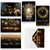 24 Sets Happy New Year Greeting Cards Black and Gold Happy New Year Cards with Envelopes Holiday Cards includes 24 Greeting Cards and 24 Envelopes for Christmas New Years