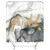 Get Naked Shower Curtain, Abstract Black White Gold Marble Shower Curtain, Modern Luxury Shower Curtains for Bathroom, Bathroom Decor Waterproof Shower Curtain Set 12 Hooks Included -72 x 72 Inch