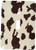 3dRose LLC lsp_60623_1 Brown N Blue Cow Print Single Toggle Switch
