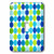 3dRose LSP_62432_1 Trendy Painted Large Blue n Green Dots Single Toggle Switch, Multicolor