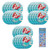 Unique The Little Mermaid Princess Birthday Party Supplies Bundle Pack includes 24 Dessert Cake Paper Plates and 1 Esave Dinosaur Sticker Sheet