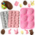 Mauts-inus Easter Egg Molds Large Chocolate Molds, Used to Make, Easter Rabbit Chocolate Candies Molds, Easter Egg Chocolate Cakes molds and Jelly Pudding