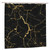 Fiokroo Black Marble Texture Shower Curtain 72x72in Waterproof Polyester Fabric Marbling Texture Bath Curtain with 12 Hooks, Shower Curtains Sets for Home Bathroom Decor