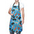 Oplp Video Game Controller Background Waterproof Apron Colorful Cooking Kitchen Apron Unisex Adjustable Apron