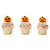 DecoPac Halloween Pumpkin Faces Jack-o-Lantern Cupcake Picks 24