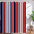 VPUPCN Navy Blue Red White Shower Curtain Abstract Geometric Stripes Geometry Lines Nautical Classic Creative Modern Simple Fashion Polyester Curtains Bathroom Decor with Hooks 70wX70h Inch