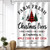 LIVILAN Christmas Shower Curtain, Xmas Shower Curtains, Pine Tree Shower Curtain Set, Waterproof Christmas Bathroom Decor, Merry Shower Curtain, Farm Christmas Tree, 72''W X 72''H