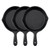 GothaBach 3 Pack 4'' Mini Cast Iron Skillet, Pre Seasoned Small Cast Iron Skillet for Baked Cookie, Brownie, Egg Cakes