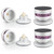 Tertullus 4 Pcs Aluminum Speaker Spike+Speaker Isolation Feet Top Pad Turntable Isolation Feet for Amplifier Speaker Turntable Player Subwoofer Silver