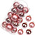 20 PCS Glass Christmas Ball Ornaments 2.36" Small Christmas Tree Decorations Set Seamless Pink Christmas Ornaments Balls with Hanging Loop for Xmas Tree Holiday Party Wedding Decor