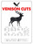 Decor Print Store Laminated Poster: 18x24 Venison Deer Cuts Butcher Chart How To Prepare Cook Photo Picture Artwork Art Print Wall Hanging
