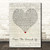 from The Ground Up Script Heart Song Lyric Quote Wall Art Gift Print