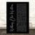 The Card Zoo Nothing Else Matters Black Script Song Lyric Quote Print
