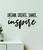 Dream Create Share Inspire Wall Decal Home Decor Art Vinyl Sticker Quote Bedroom Teen Inspirational Girls Boys Kids Baby Nursery School Teacher Playroom Library Books Read Nerd Novel Smart Think