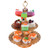 3 Tiered Cake Stand, Dessert Stand, Cupcake Stand Serving Stand,Serving Tray for Cupcakes Fruits Dessert or Tea