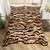 Feelyou Leopard Print Bedding Set Kids Cheetah Pattern Comforter Cover Set for Boys Teens Safari Duvet Cover Breathable Wild Aniamls Brown Black Bedspread Cover Room Decor Quilt Cover Twin Size