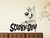 Scooby-Doo Wall Decal Scooby Doo Kids Cartoon Vinyl Sticker Nursery Room Interior Decoration Home Kids Room Art Design Removable Waterproof Mural (422z)