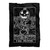 The Moon Tarot Card Throw Blanket - Werewolf Gothic Halloween Home Decor (Black & White) (60" x 50") The Moon Tarot Card Throw Blanket - Werewolf Gothic Halloween Home Decor (Black & White) (60" x 50")