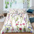 Feelyou Cornflower Bedding Set Botanical Floral Printed Duvet Cover Set for Kids Boys Girls Blossom Florals Pattern Comforter Cover Natural Theme Quilt Cover 1 Duvet Cover with 1 Pillowcase Twin Size