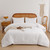 Louifila Twin Comforter White Tufted Twin Comforter Set Boho Bedding Aesthetic Comforter Twin - All Season Reversible Down Alternative Lightweight and Fluffy Twin Bed Set