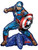 Anagram/MD 26" Avengers Captain America Birthday Party Decoration Supply Multi-Balloon Mylar Foil Air-Fill Balloon