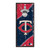 MLB Minnesota Twins Bottle Opener5x11 Wood Sign Bottle Opener, Team Colors, 5"x11"