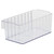 Akro-Mils 31182 AkroDrawer Plastic Storage Drawer, 11-5/8"L x 8-3/8" W x 4-5/8 H, Crystal Clear, Case of 4