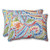 Pillow Perfect Outdoor Ummi Over-Sized Rectangular Throw Pillow, Multicolored, Set of 2