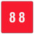 Smead DCC Color-Coded Numeric Label, 8, Label Roll, Red, 250 labels per Roll (67428)
