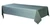 Amscan Silver Rectangular Plastic Table Cover, 54" x 108"-1 Pc