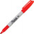 SHARPIE 30052 Permanent Marker, Fine Point, Red