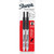 SHARPIE 1735801 Markers, Retractable, Ultra Fine, 2/Pk, Black