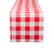 DII Buffalo Check Collection, Classic Farmhouse Table Runner, 14x108, Red & White