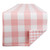 DII Gingham Check Tabletop Collection, Pink, Table Runner, 14x108