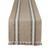 DII Everyday Collection, Fringed Stripe Tabletop, Table Runner, 14x72, Stone