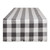 DII Heavyweight Fringed Check Tabletop Collection, Table Runner, 14x72, Mineral