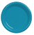 Creative Converting Touch of Color 20 Count Plastic Dinner Plates, Turquoise