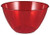 Small Swirl Plastic Bowl - 24 oz | Red | Round | 1 Pc.