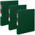 Avery Durable 3 Ring Binder, 1 Inch Slant Rings, 3 Green Binders (27253)