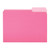 Amazon Basics File Folders, Letter Size, 1/3 Cut Tab, Pink, 36-Pack