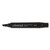 Universal Permanent Markers, Chisel Tip, Black, Dozen (Unv07051)