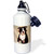 3dRose "Boston Terrier" Sports Water Bottle, 21 oz, White