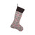 Creative Co-Op Woven Wool Blend Plaid Stocking, Multicolor