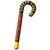 amscan Construction Safety Cane Inflatable - 43 Inches - Multicolor -1 Pc
