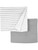 Simple Joys by Carter's Unisex Babies' Cotton Gauze Blanket, Grey/White Stripe, One Size