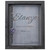 Elanze Designs Fearfully Wonderfully Made 8 x 10 Grey Wood Framed Wall Sign